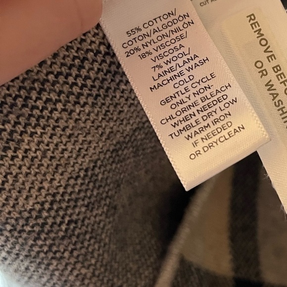 Ann Taylor Loft Plaid Cape Coat - Picture 10 of 10